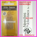 JOHN JAMES MILLINERS HAND SEWING NEEDLES  SIZE 5/10 